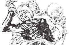 吃瓜群众速写图片,捕捉生活中的趣味瞬间